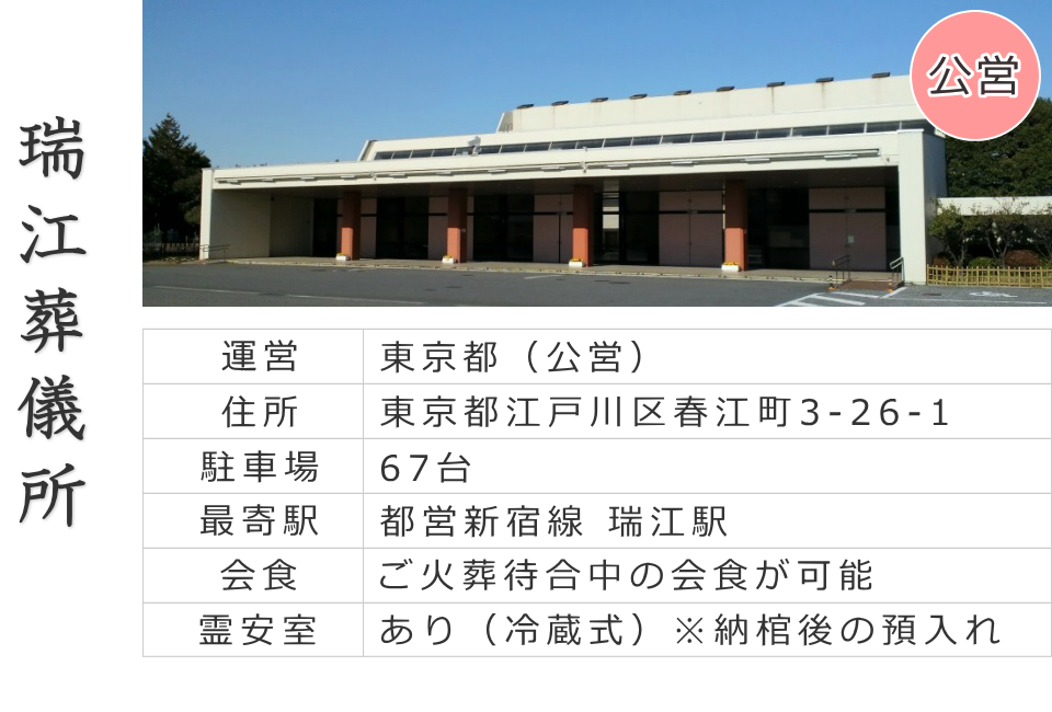 江戸川区の都営火葬場